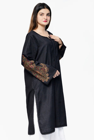 Embroidered Stitched Kurti 1 Piece