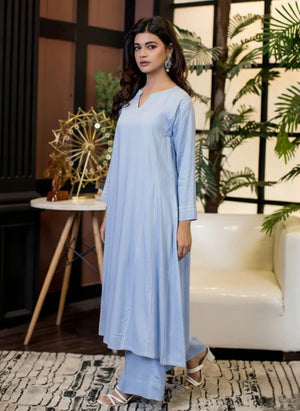 1 Piece Cotton Embroidered Dress