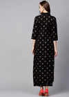 Black Gold Printed Co Ord Set - Zeekstore