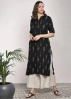 Black Printed Kurta Set - Zeekstore