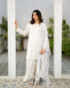 White Kurta Set