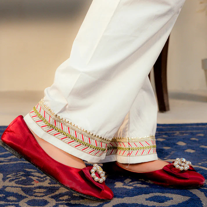 Embroidered Cotton Suit – Afsana - Rangooz