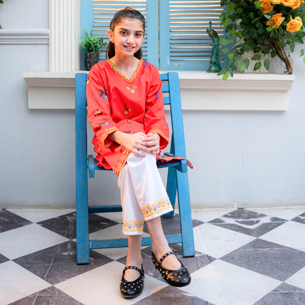 Printed Cotton Suit – Gulnar - Rangooz