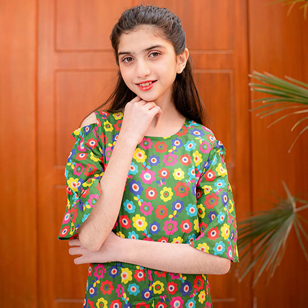 Printed Lawn Suit – Bahar - Rangooz