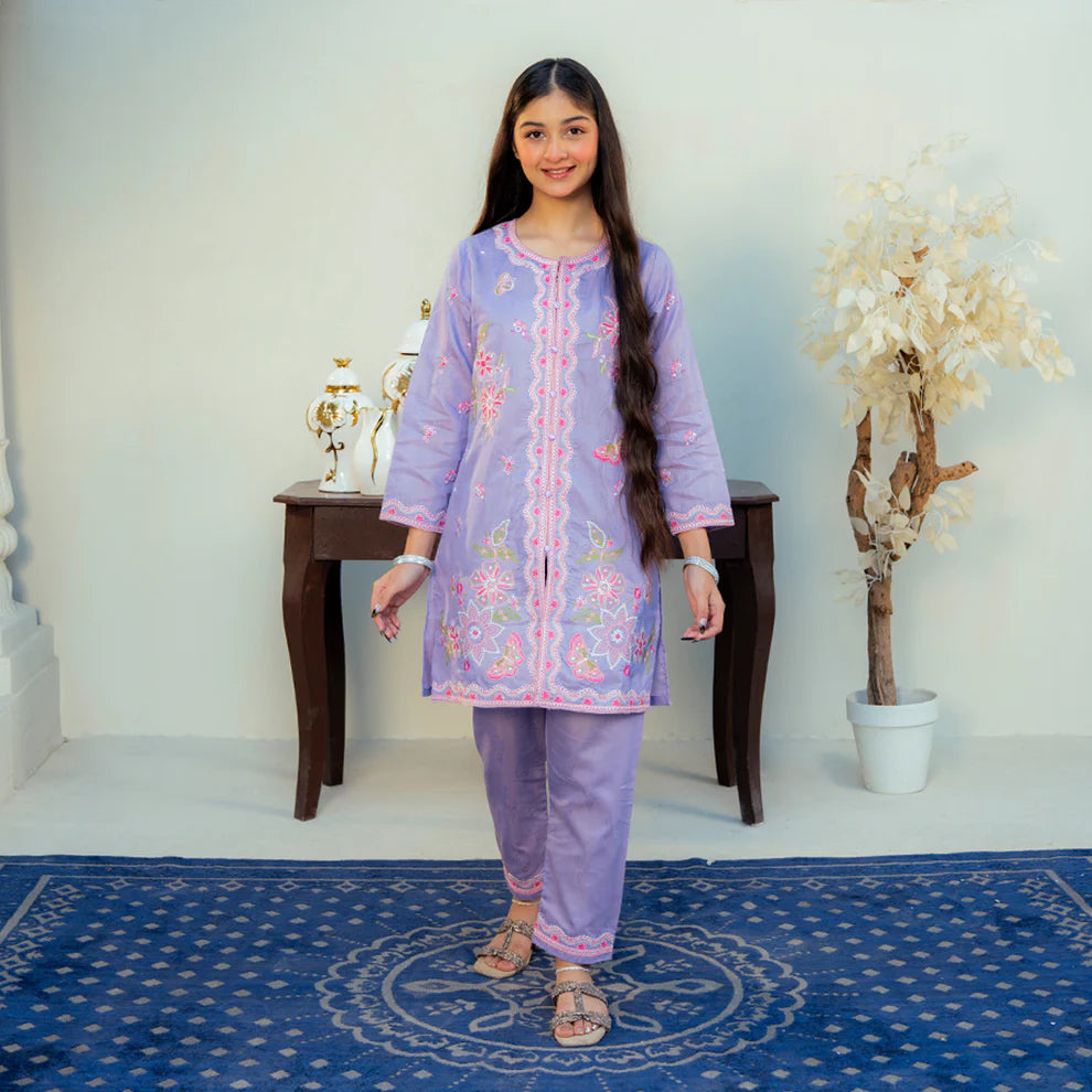 Embroidered Cotton Lawn Suit – Nilofer - Rangooz