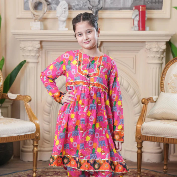 SunShine Printed 2 PC - lawn - Rangooz