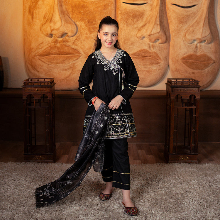 Embroidered Cotton lawn Suit –Afsoon