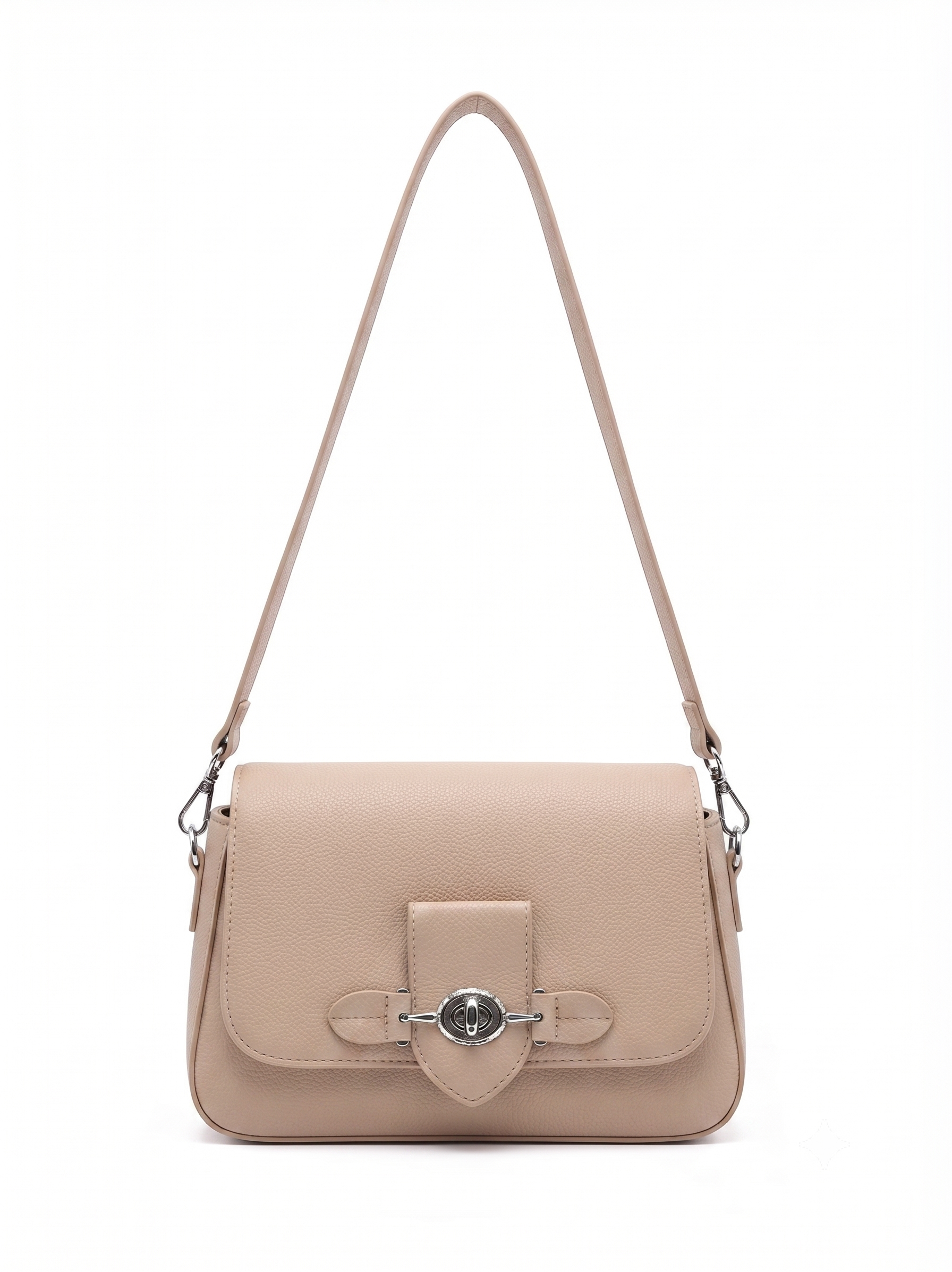 Nyra Beige Handbag - Bag X