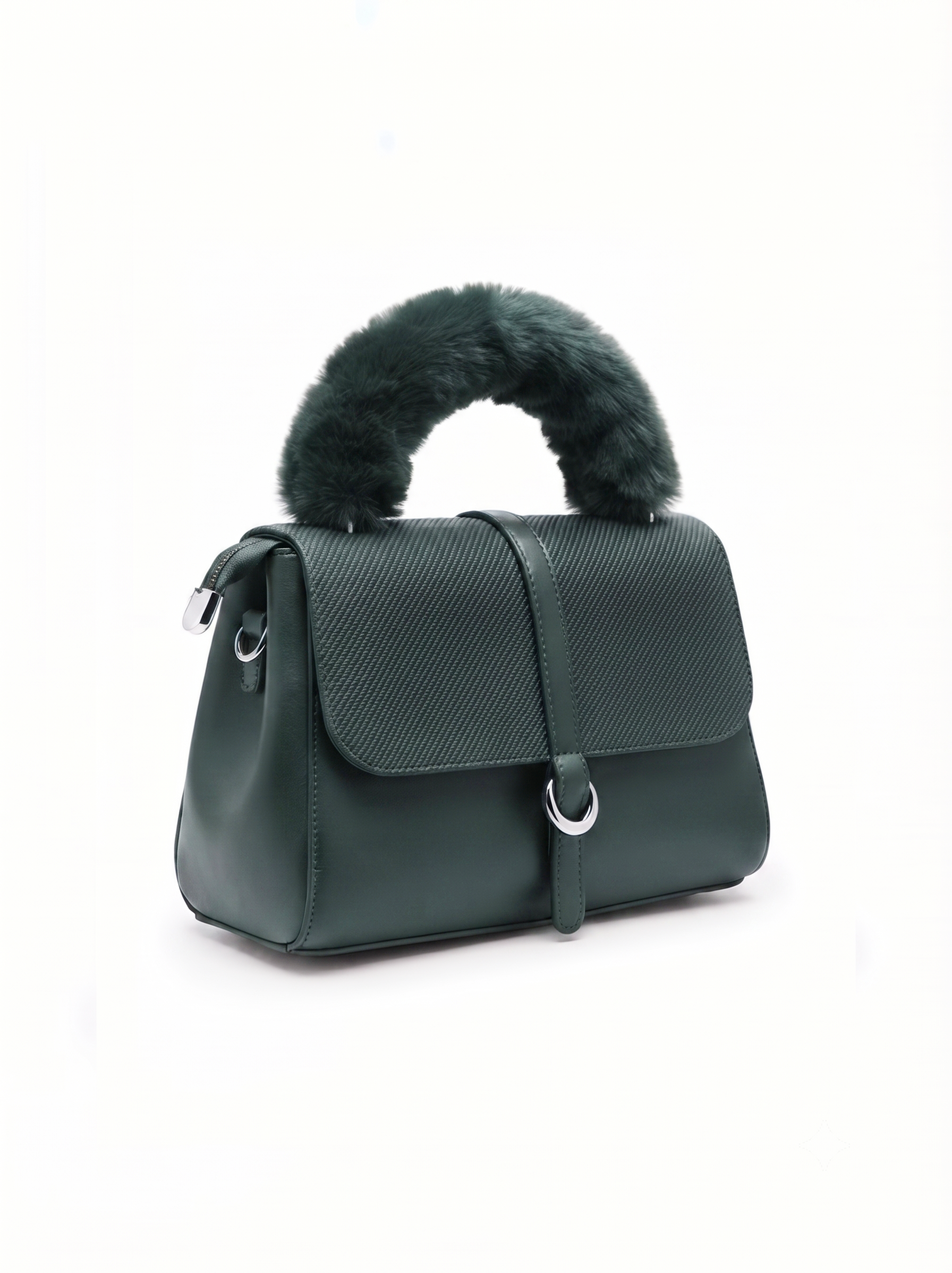 Darcy Dark Green Handbag - Bag X