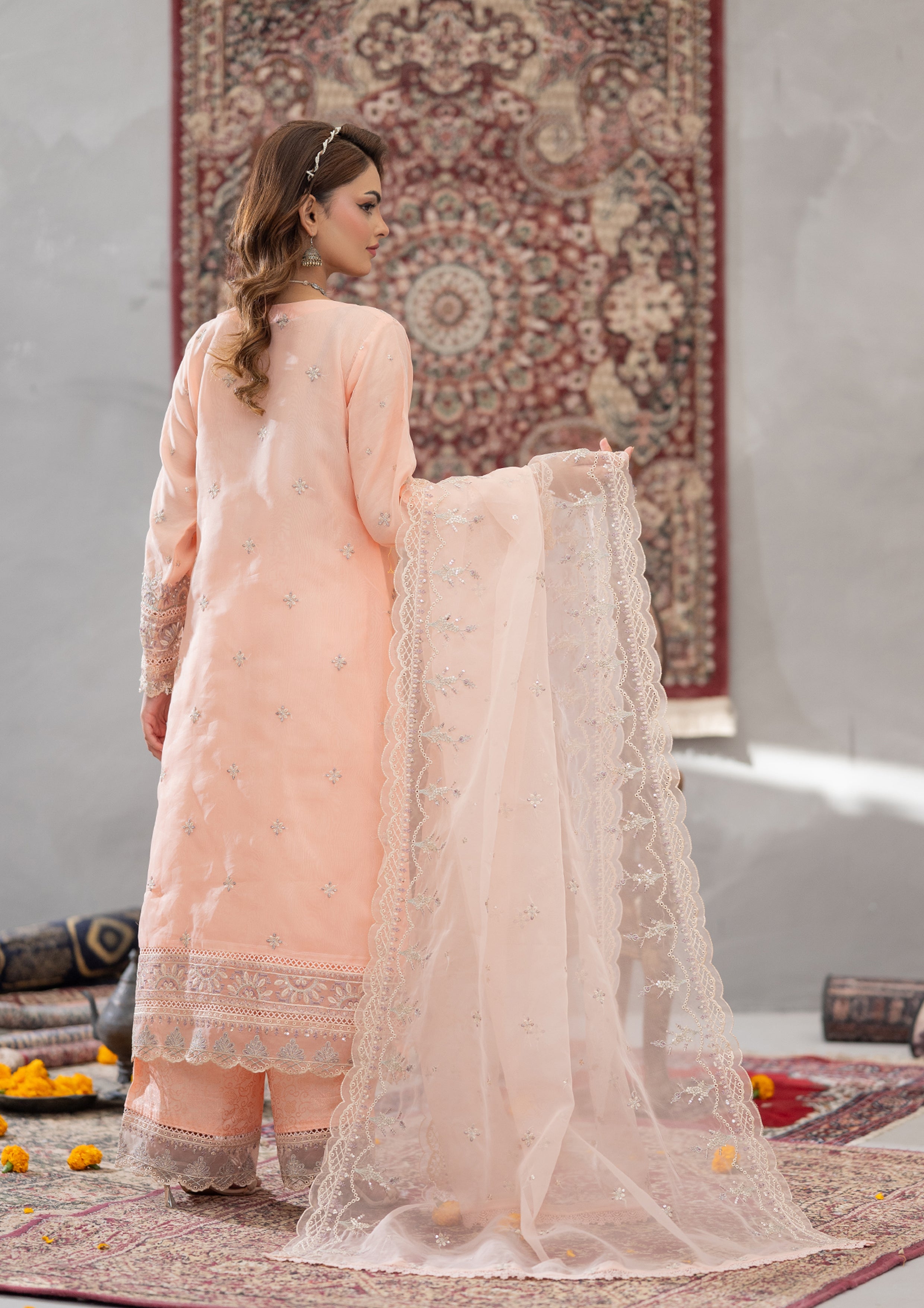 Parisa BN-9996 - 3 Piece Stitched Fancy Heavy Embroidered - Bint-e-Noor