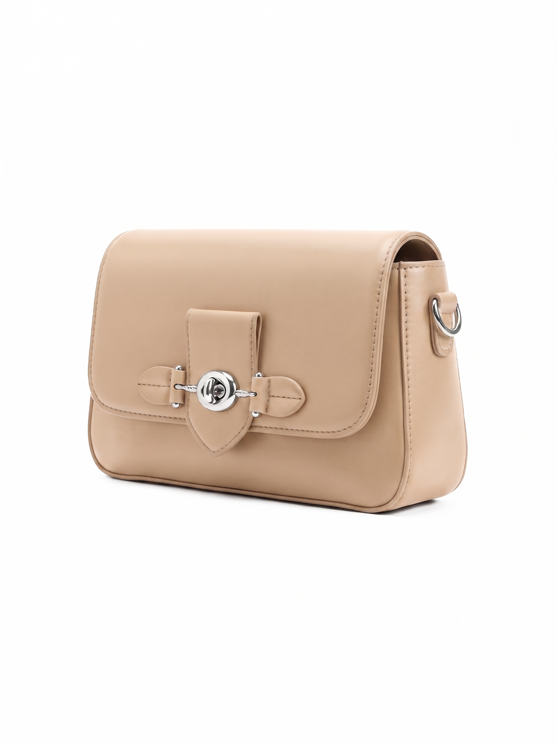 Nyra Beige Handbag - Bag X