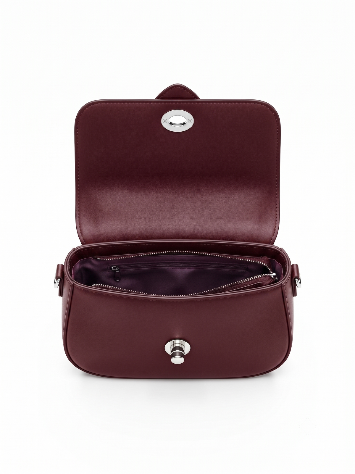 Nyra Maroon Handbag - Bag X
