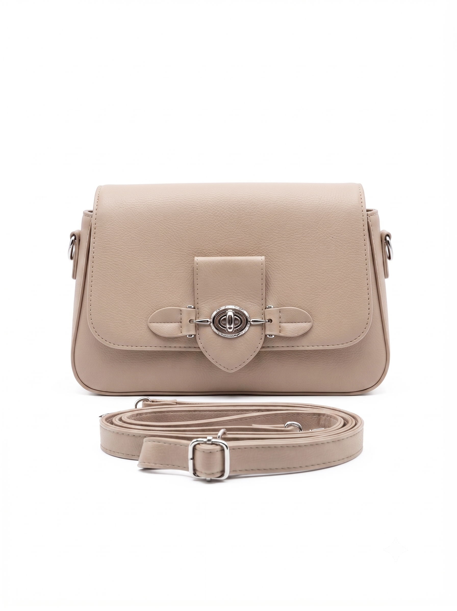 Nyra Beige Handbag - Bag X