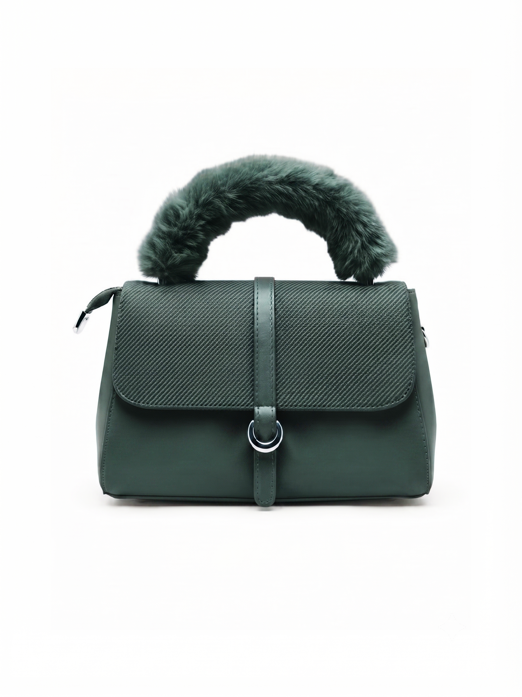 Darcy Dark Green Handbag - Bag X
