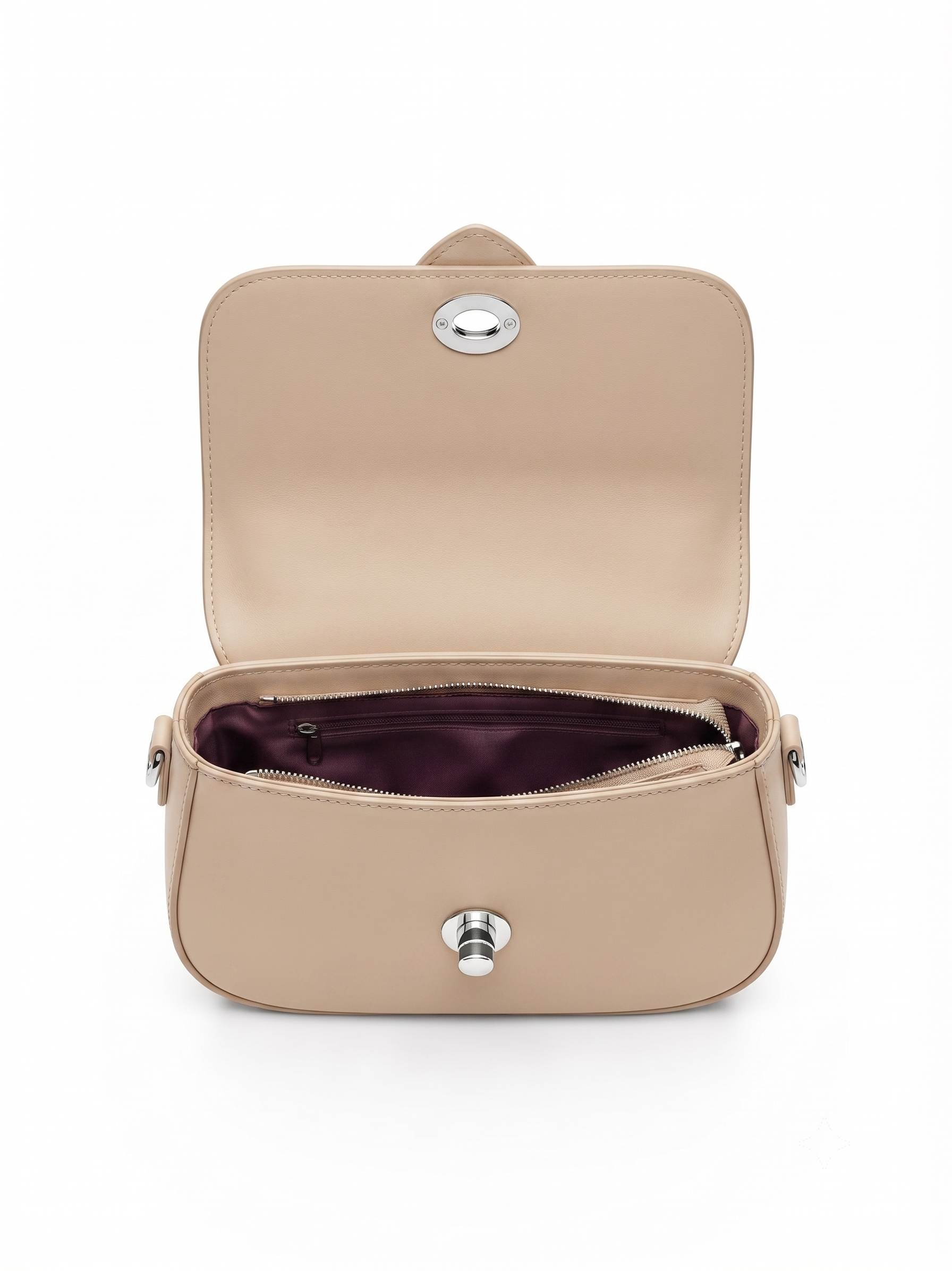 Nyra Beige Handbag - Bag X