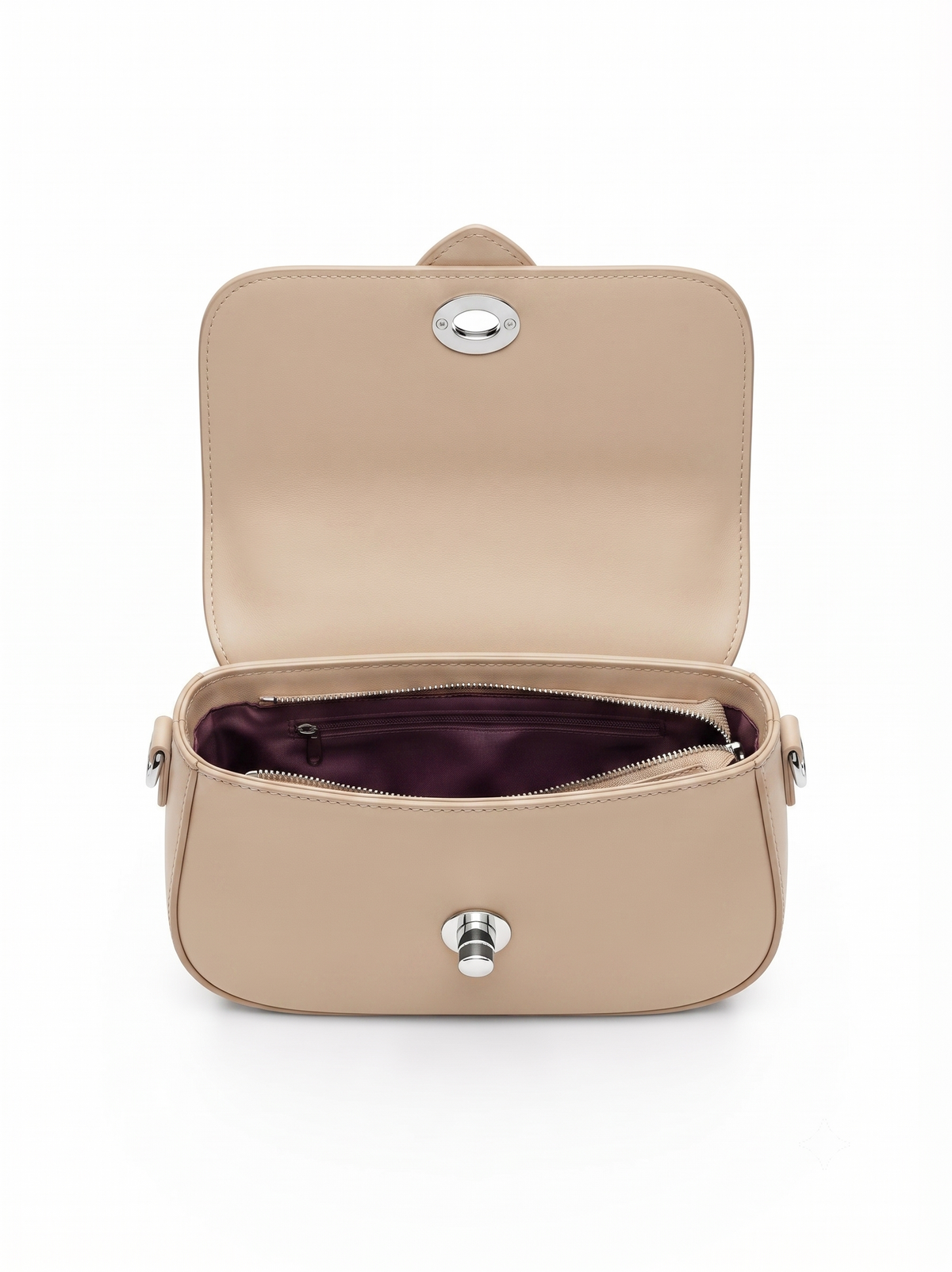 Nyra Beige Handbag - Bag X