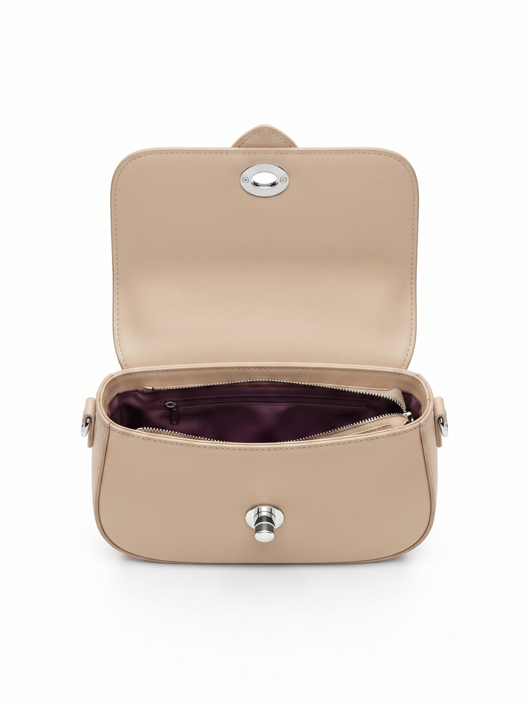 Nyra Beige Handbag - Bag X