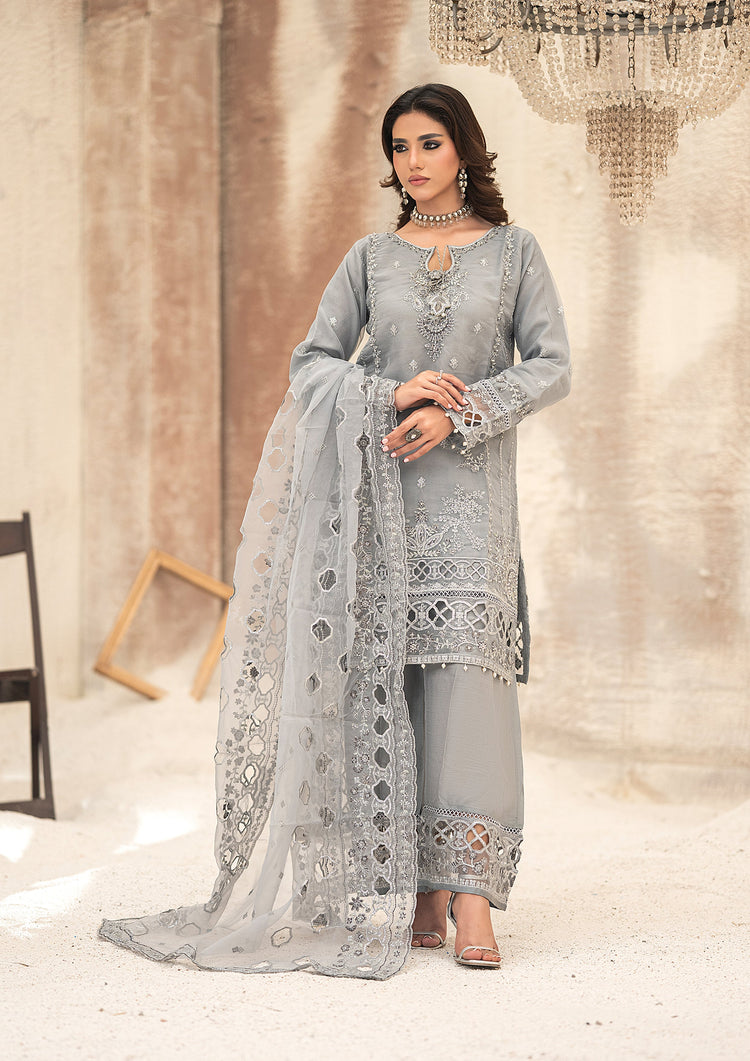 Huriyah BN-9981 - 3 Piece Stitched Fancy Heavy Embroidered - Bint-e-Noor