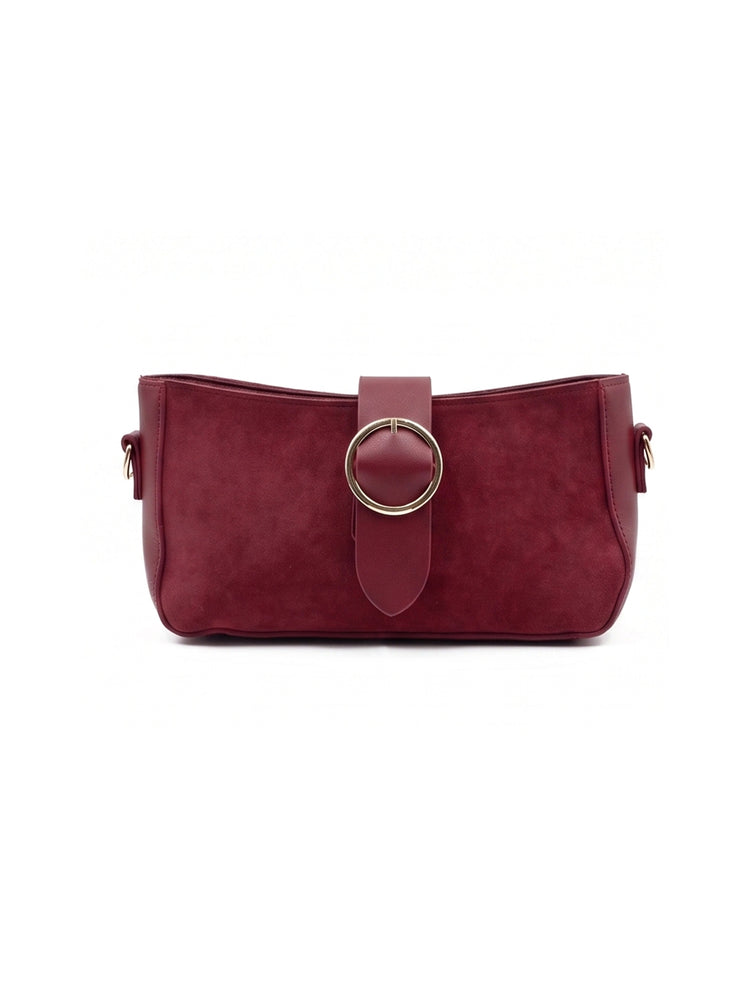 Aries Maroon Crossbody bag - Bag X