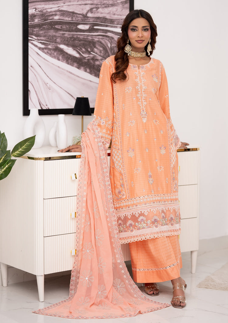 Anfa BN-1119 - 3 Piece Stitched Fancy Heavy Embroidered - Bint-e-Noor