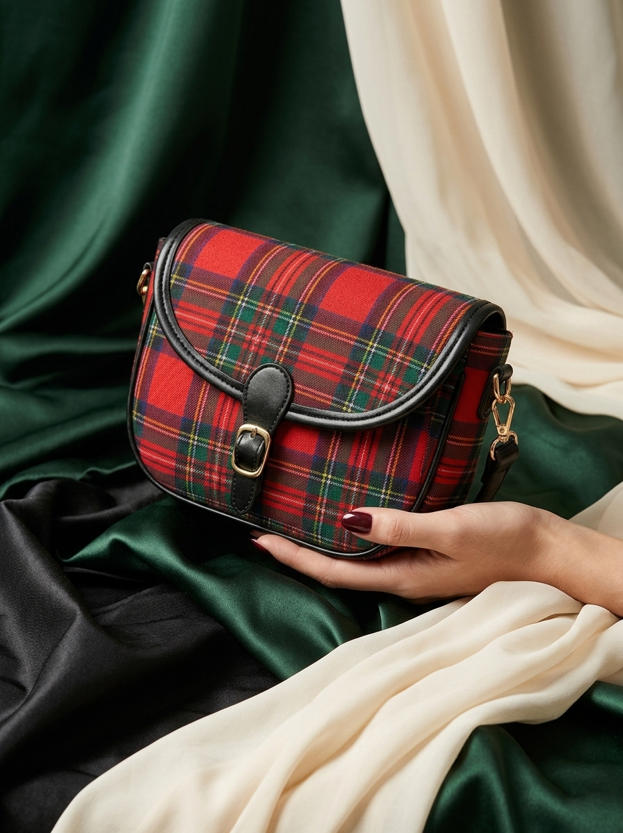 Imperial Tartan Crossbody bag - Bag X