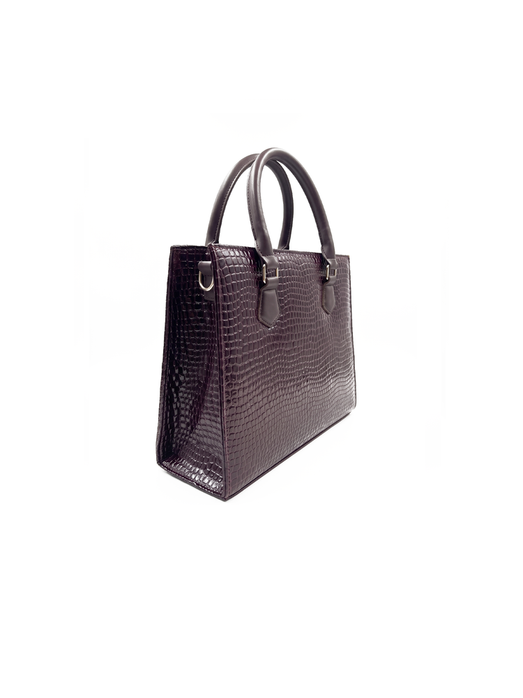 Burgundy Tote Bag - Bag X