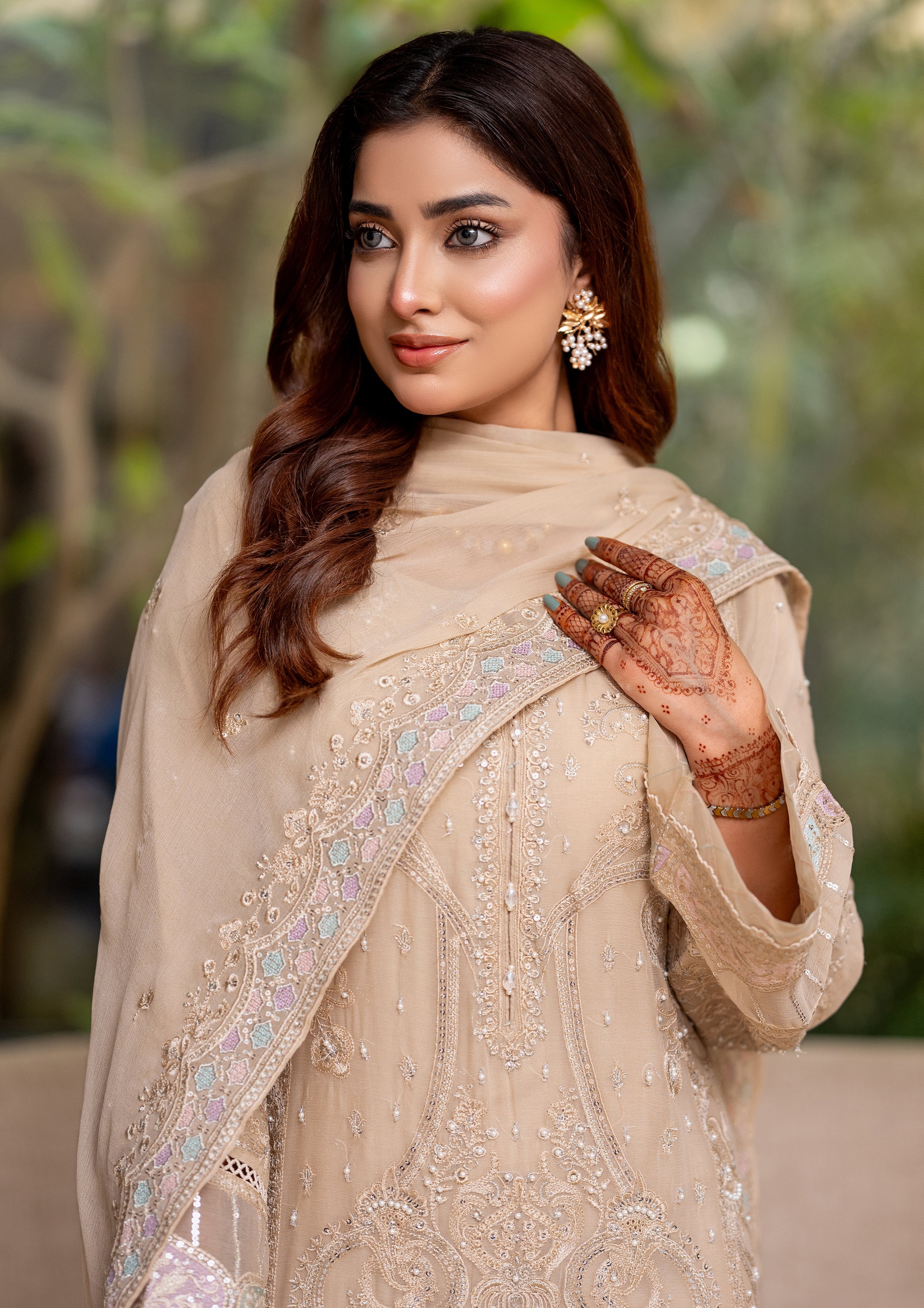 Sejal BN-1081 - 3 Piece Stitched Fancy Heavy Embroidered - Bint-e-Noor