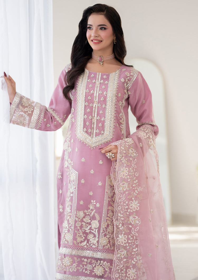 Aishal BN-1127 - 3 Piece Stitched Fancy Heavy Embroidered - Bint-e-Noor
