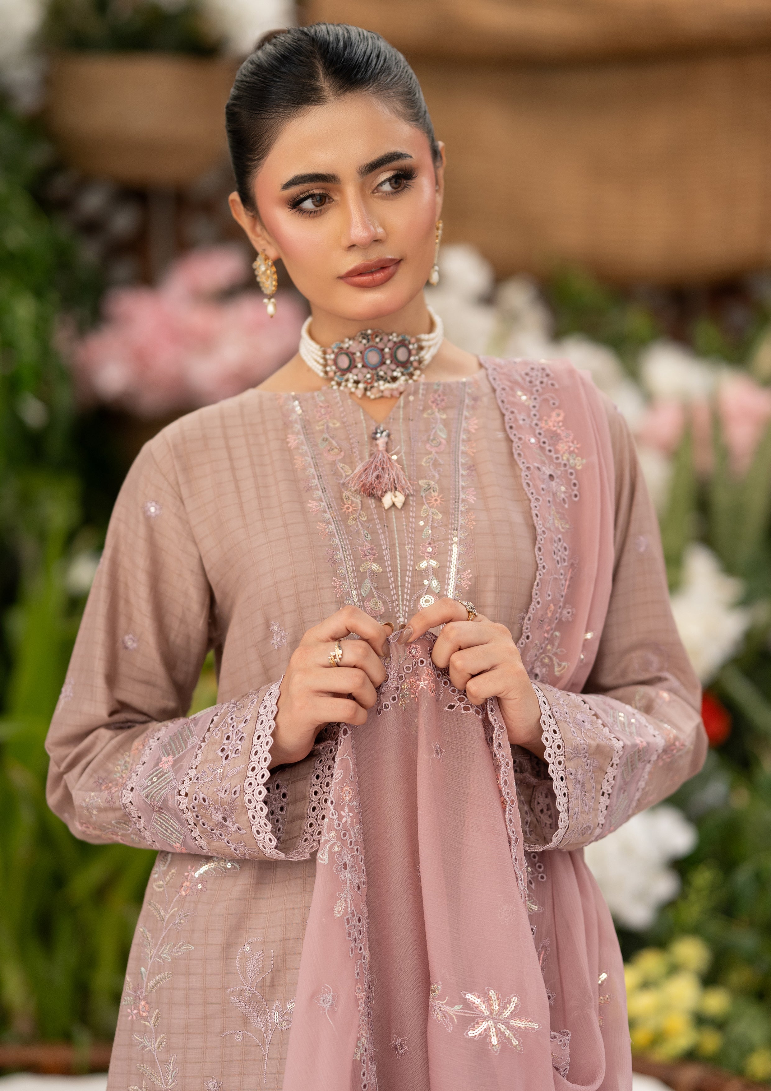 Rabeeya BN-1167 - 3 Piece Stitched Fancy Heavy Embroidered - Bint-e-Noor