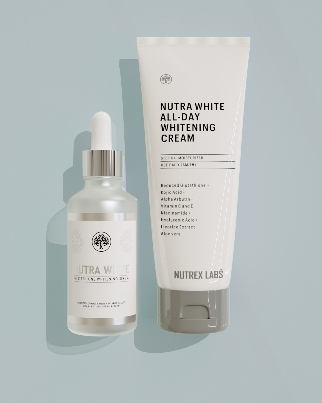 Nutra White All-Day Whitening Cream + Serum - Nutrex Labs