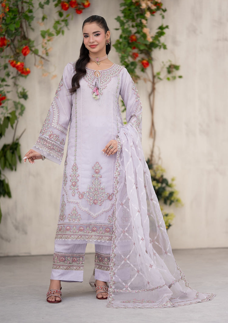 Farhin BN-1086 - 3 Piece Stitched Fancy Heavy Embroidered - Bint-e-Noor
