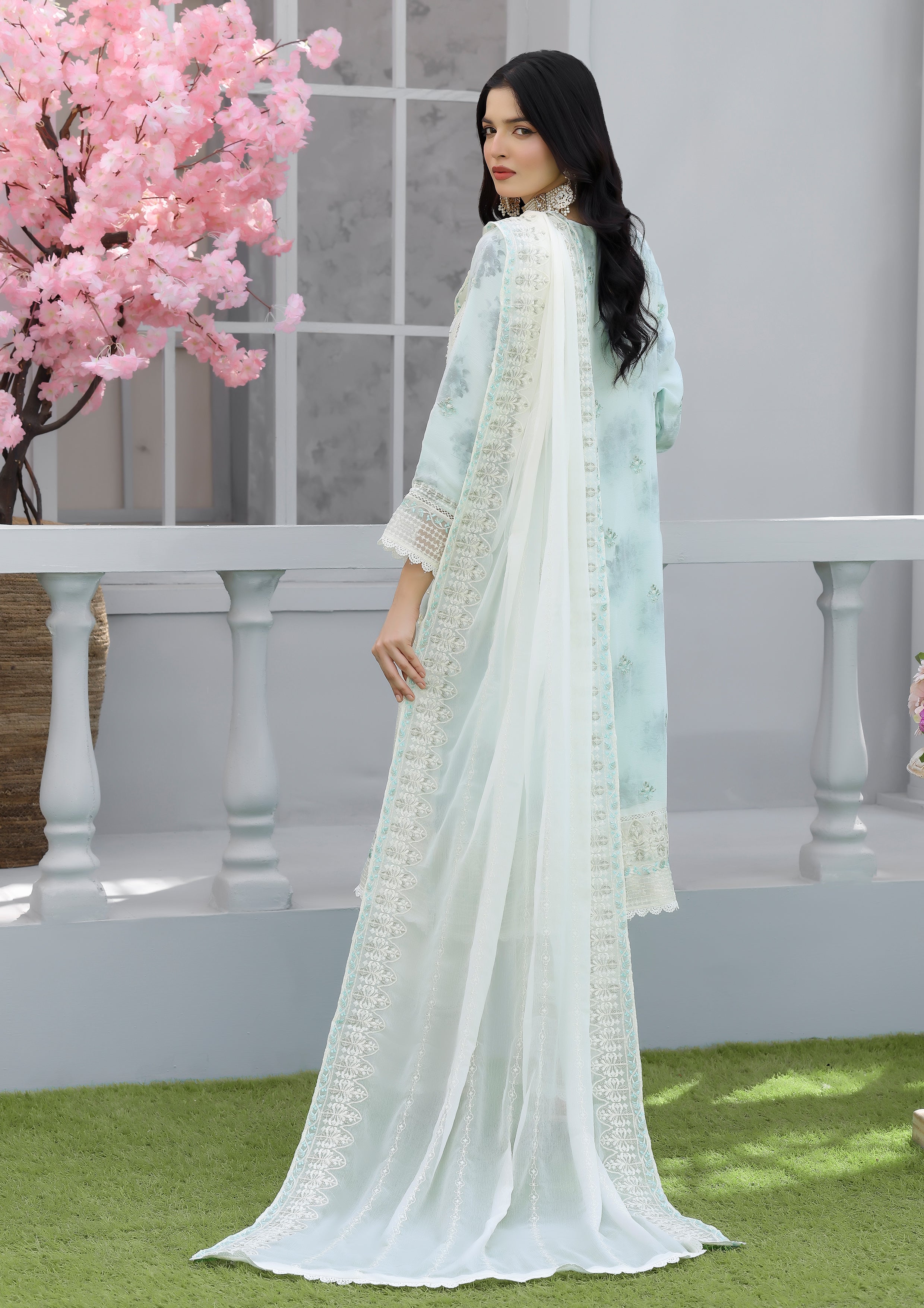 Firyal BN-1006 - 3 Piece Stitched Fancy Heavy Embroidered - Bint-e-Noor