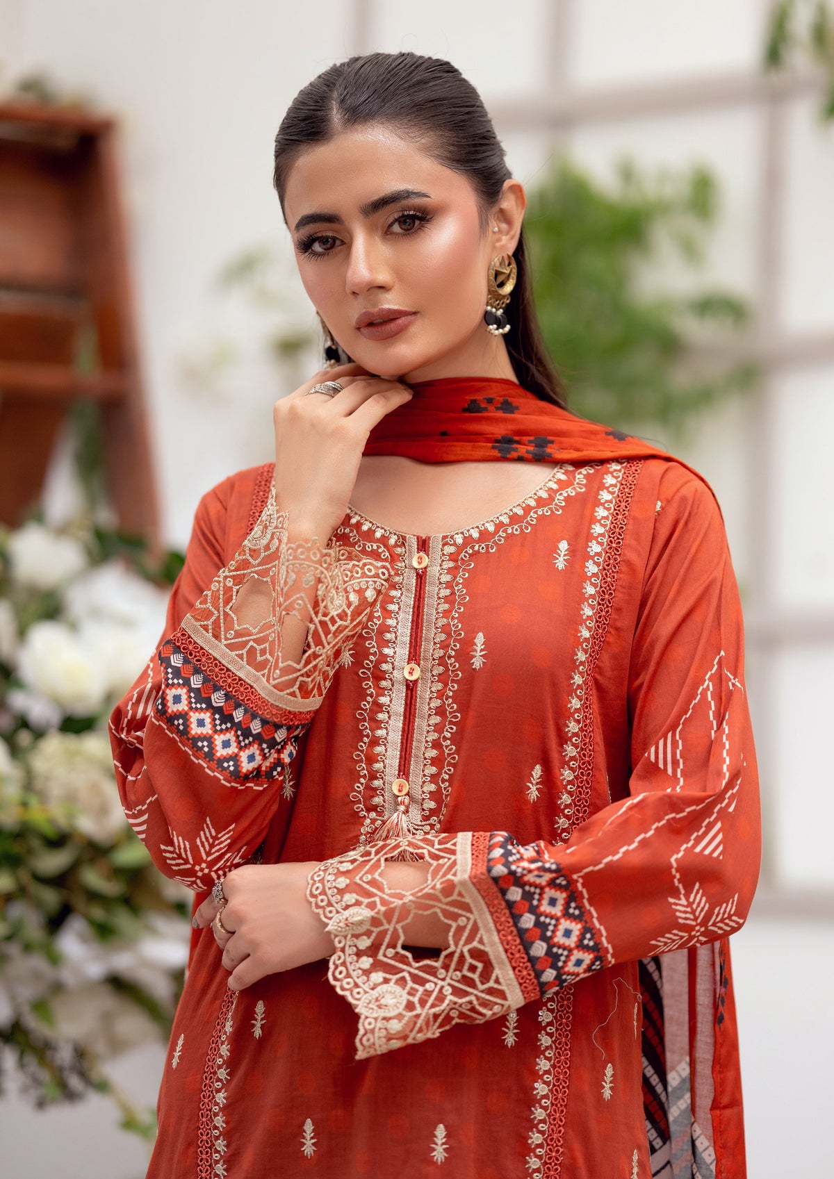 Zenith BN-1162 - 3 Piece Stitched Fancy Heavy Embroidered - Bint-e-Noor
