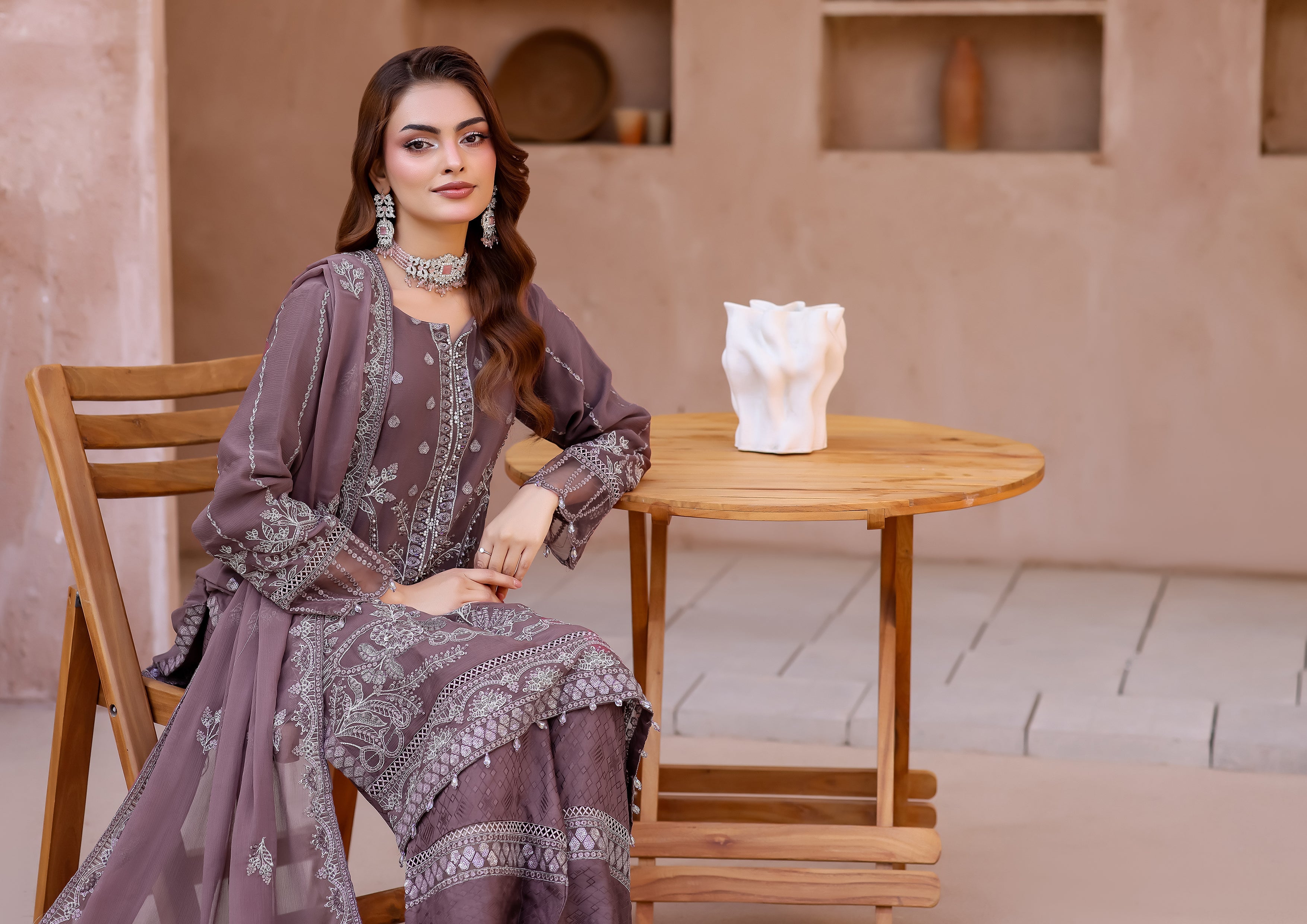 Kaira BN-9986 - 3 Piece Stitched Fancy Heavy Embroidered - Bint-e-Noor