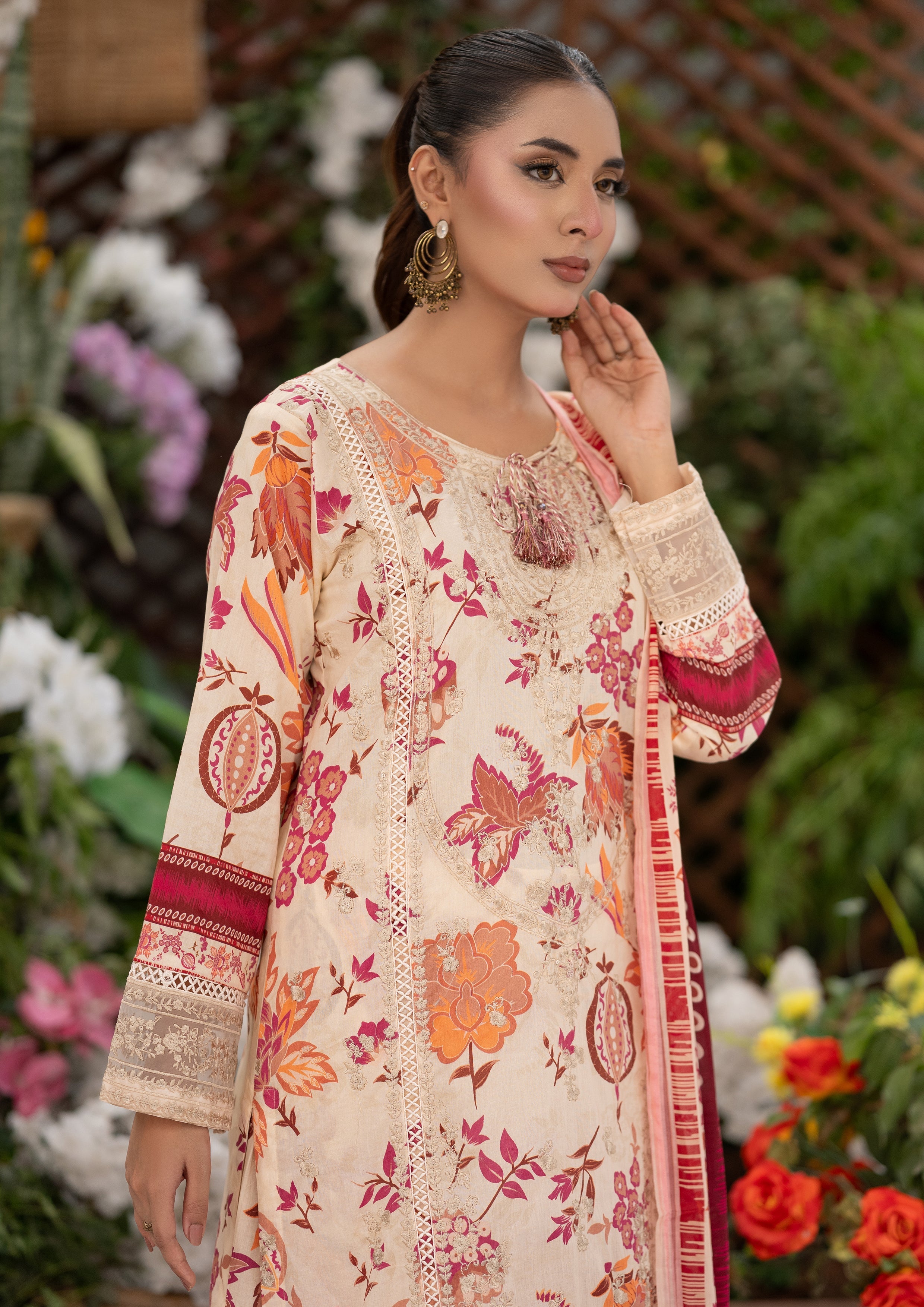Zenith BN-1154 - 3 Piece Stitched Fancy Heavy Embroidered - Bint-e-Noor