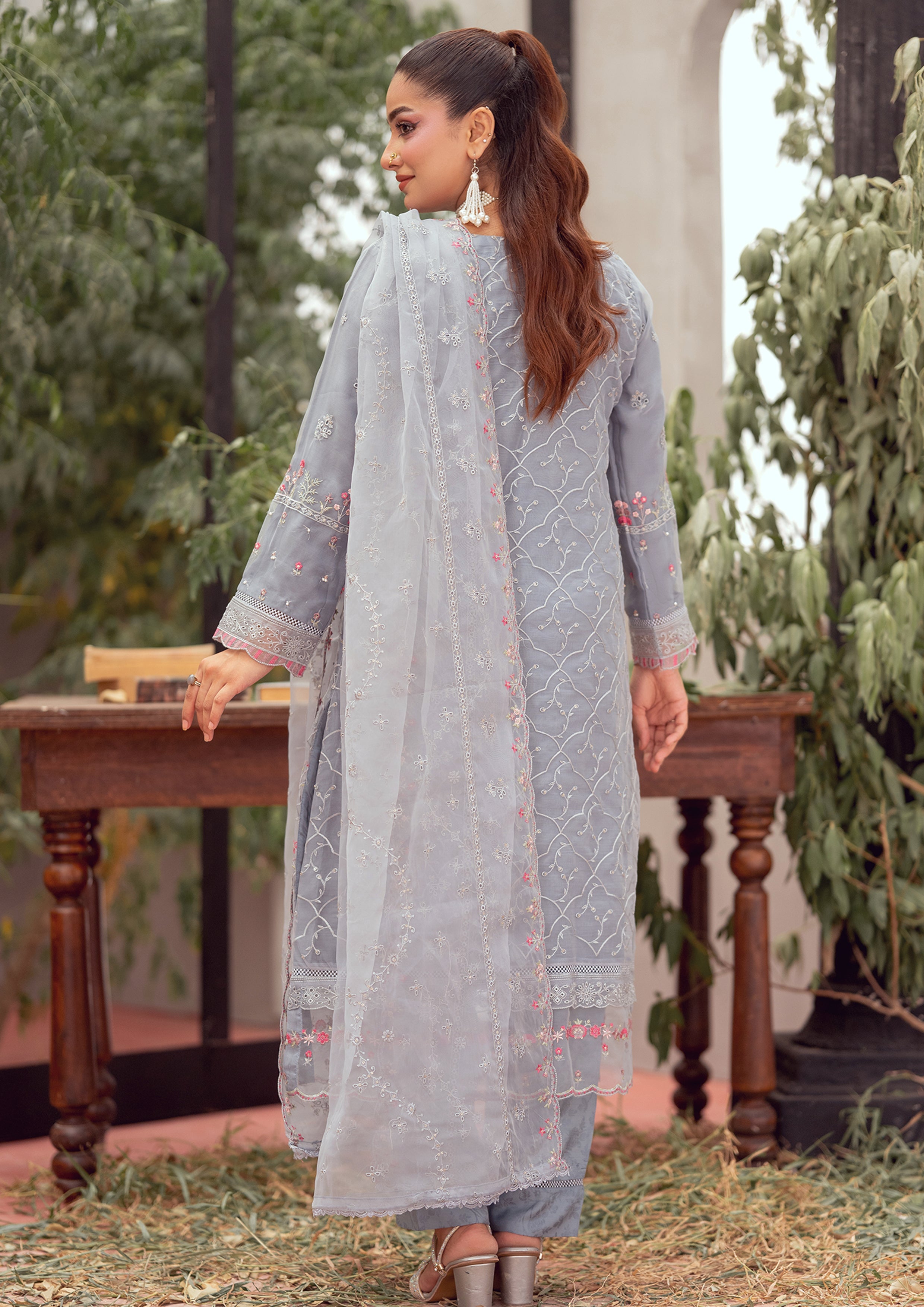 Faliha BN-1148 - 3 Piece Stitched Fancy Heavy Embroidered - Bint-e-Noor