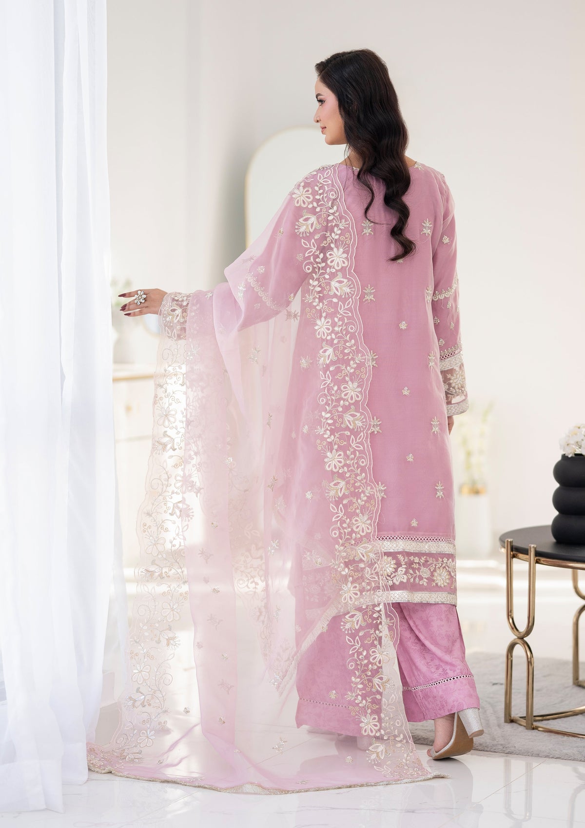 Aishal BN-1127 - 3 Piece Stitched Fancy Heavy Embroidered - Bint-e-Noor