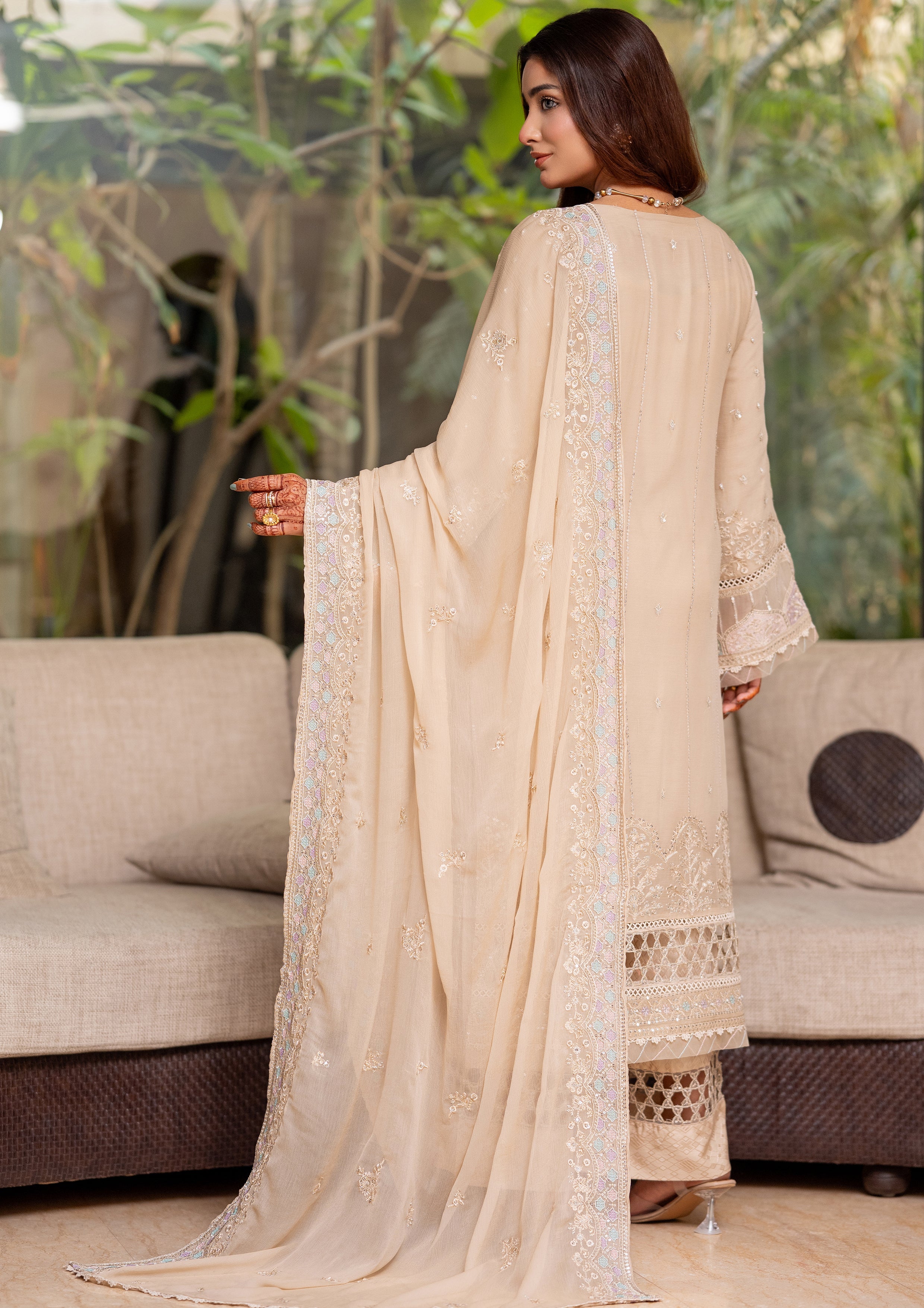 Sejal BN-1081 - 3 Piece Stitched Fancy Heavy Embroidered - Bint-e-Noor