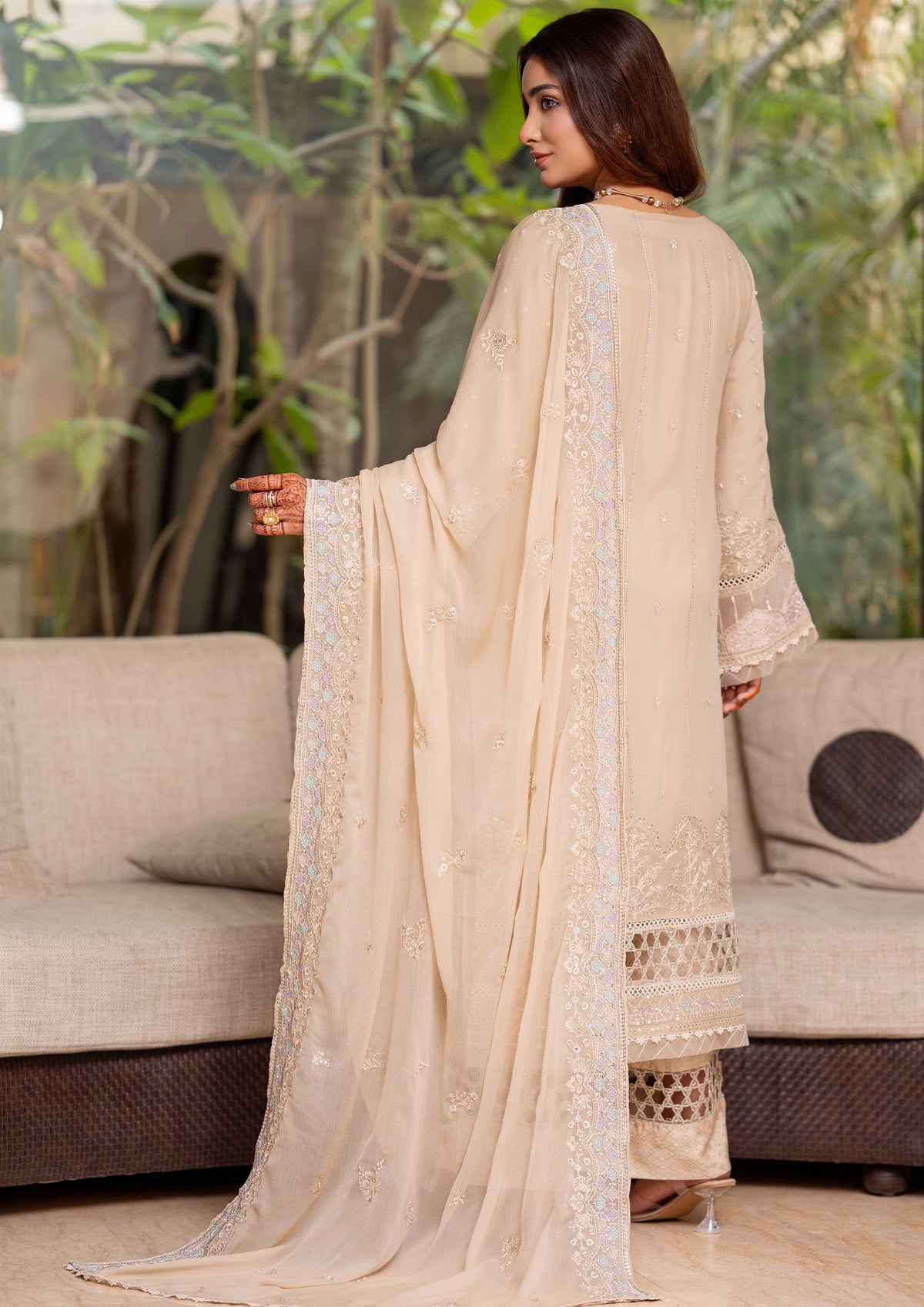 Sejal BN-1081 - 3 Piece Stitched Fancy Heavy Embroidered - Bint-e-Noor