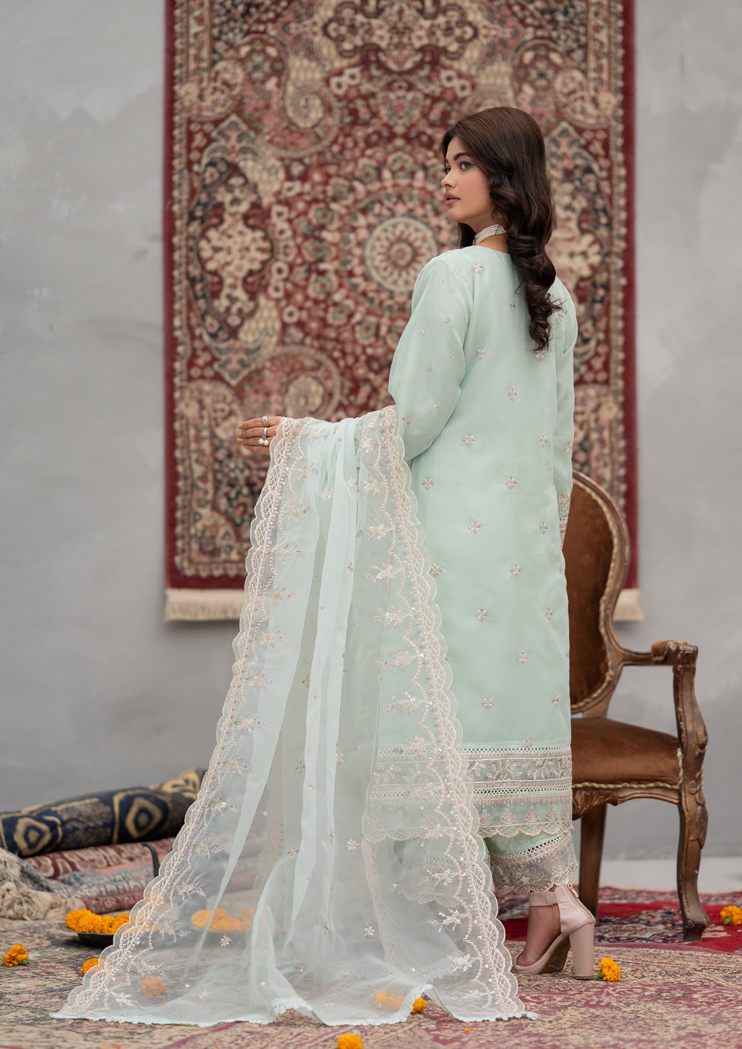 Parisa BN-9997 - 3 Piece Stitched Fancy Heavy Embroidered - Bint-e-Noor