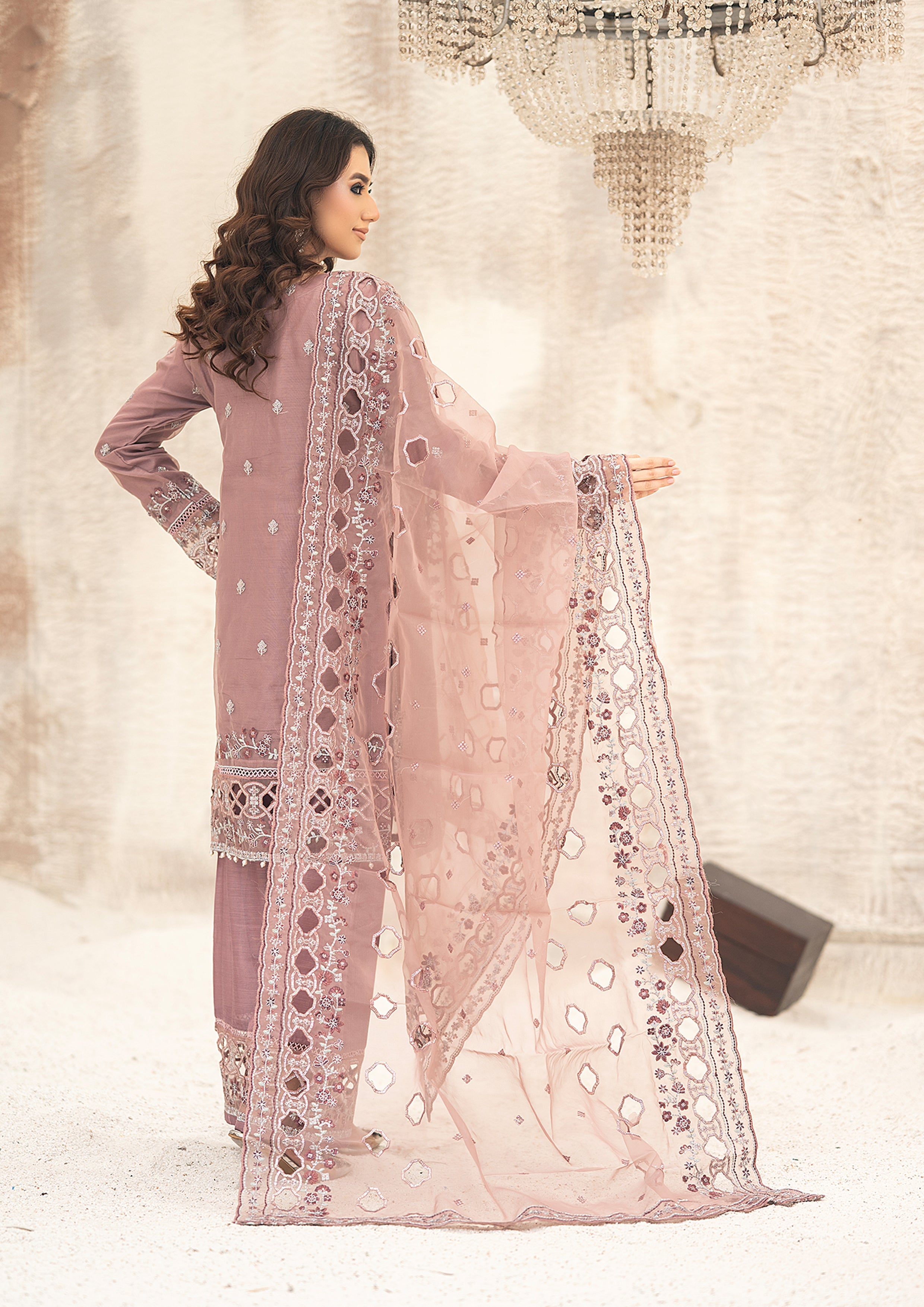 Huriyah BN-9982 - 3 Piece Stitched Fancy Heavy Embroidered - Bint-e-Noor