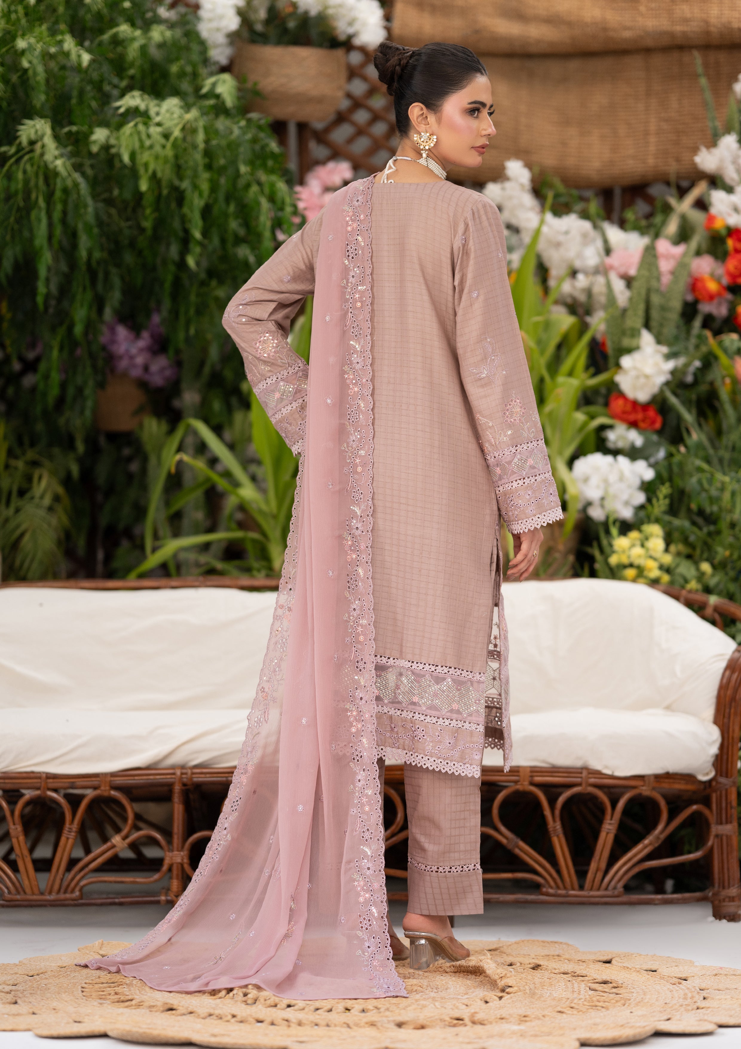Rabeeya BN-1167 - 3 Piece Stitched Fancy Heavy Embroidered - Bint-e-Noor