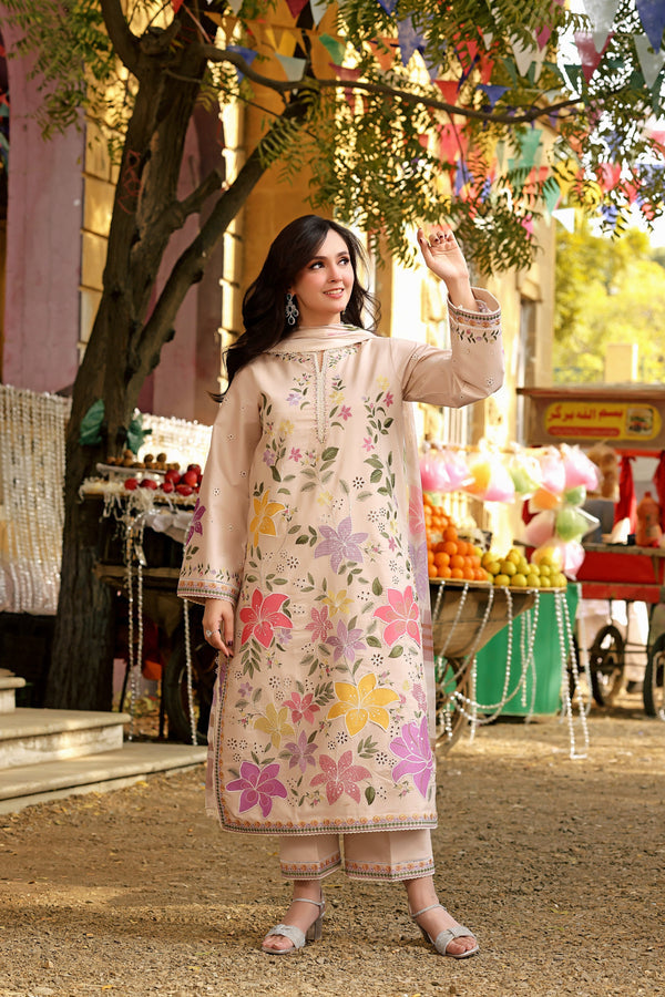 Florals Premium Cotton 3Pcs - Urban Haya