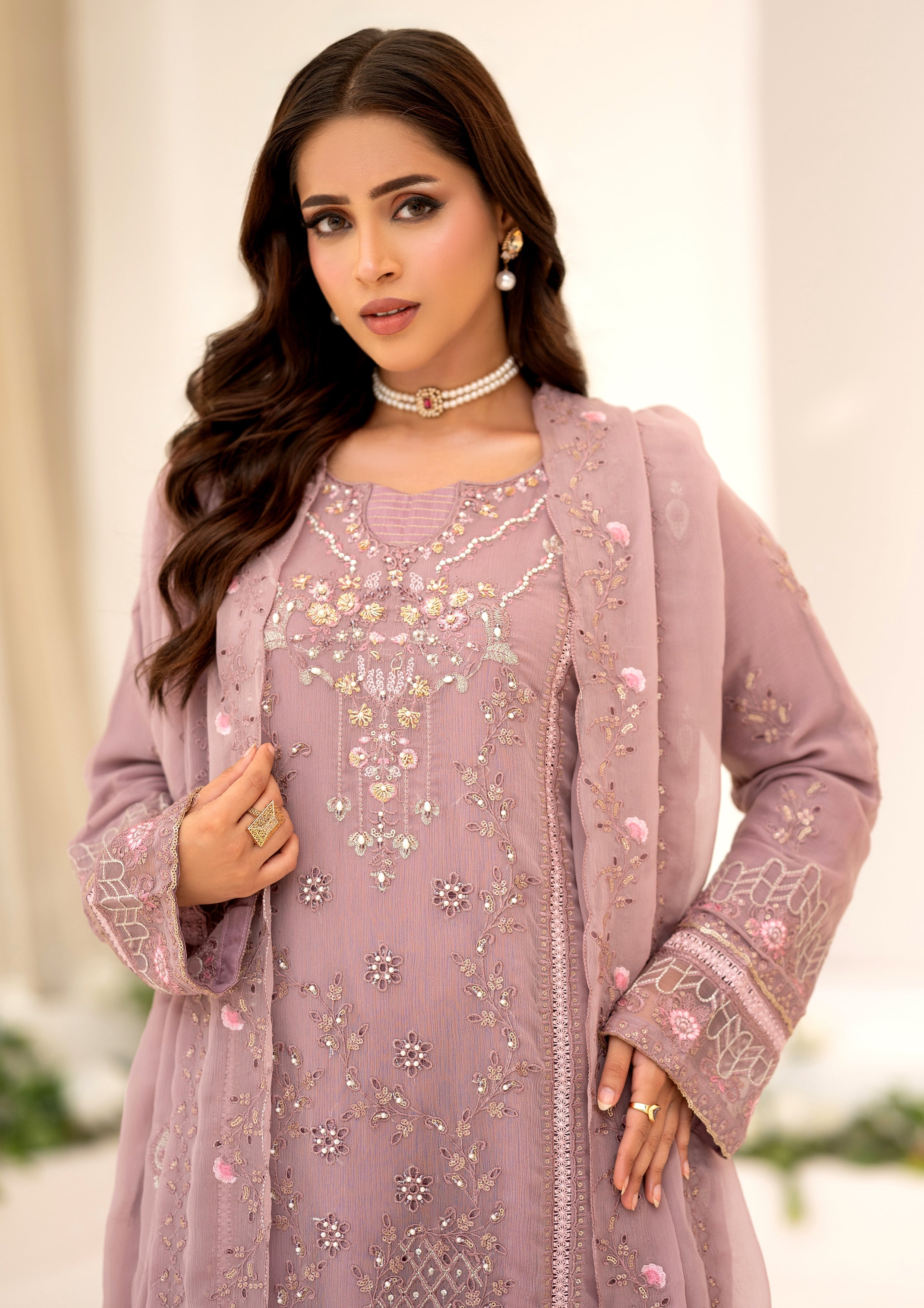 Ifrah BN-1134 - 3 Piece Stitched Fancy Heavy Embroidered - Bint-e-Noor