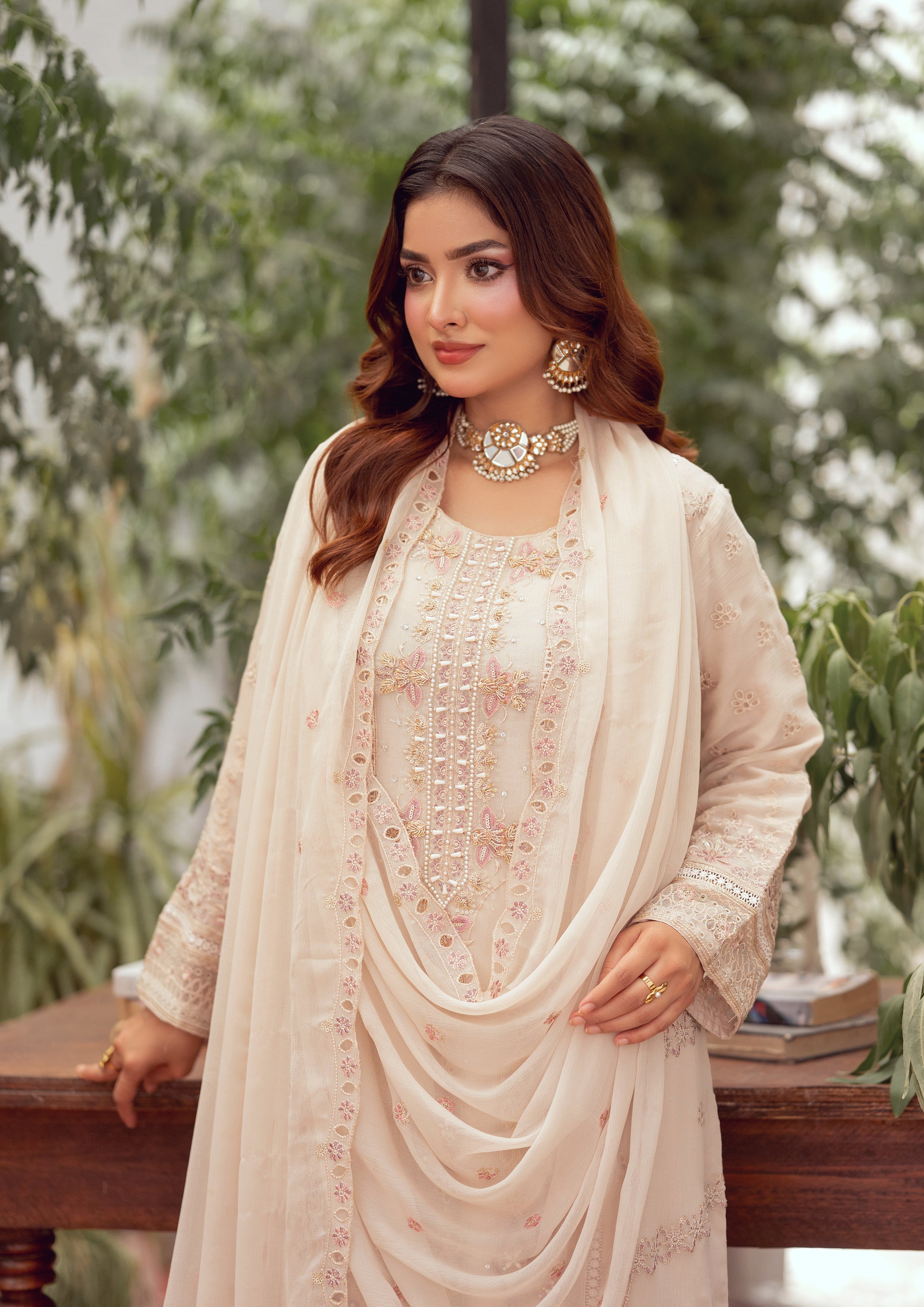 Isbah BN-1145 - 3 Piece Stitched Fancy Heavy Embroidered - Bint-e-Noor