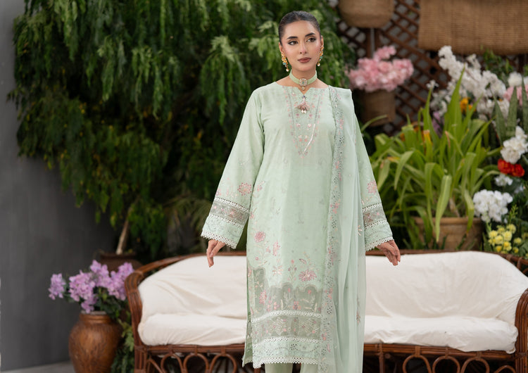 Rabeeya BN-1166 - 3 Piece Stitched Fancy Heavy Embroidered - Bint-e-Noor
