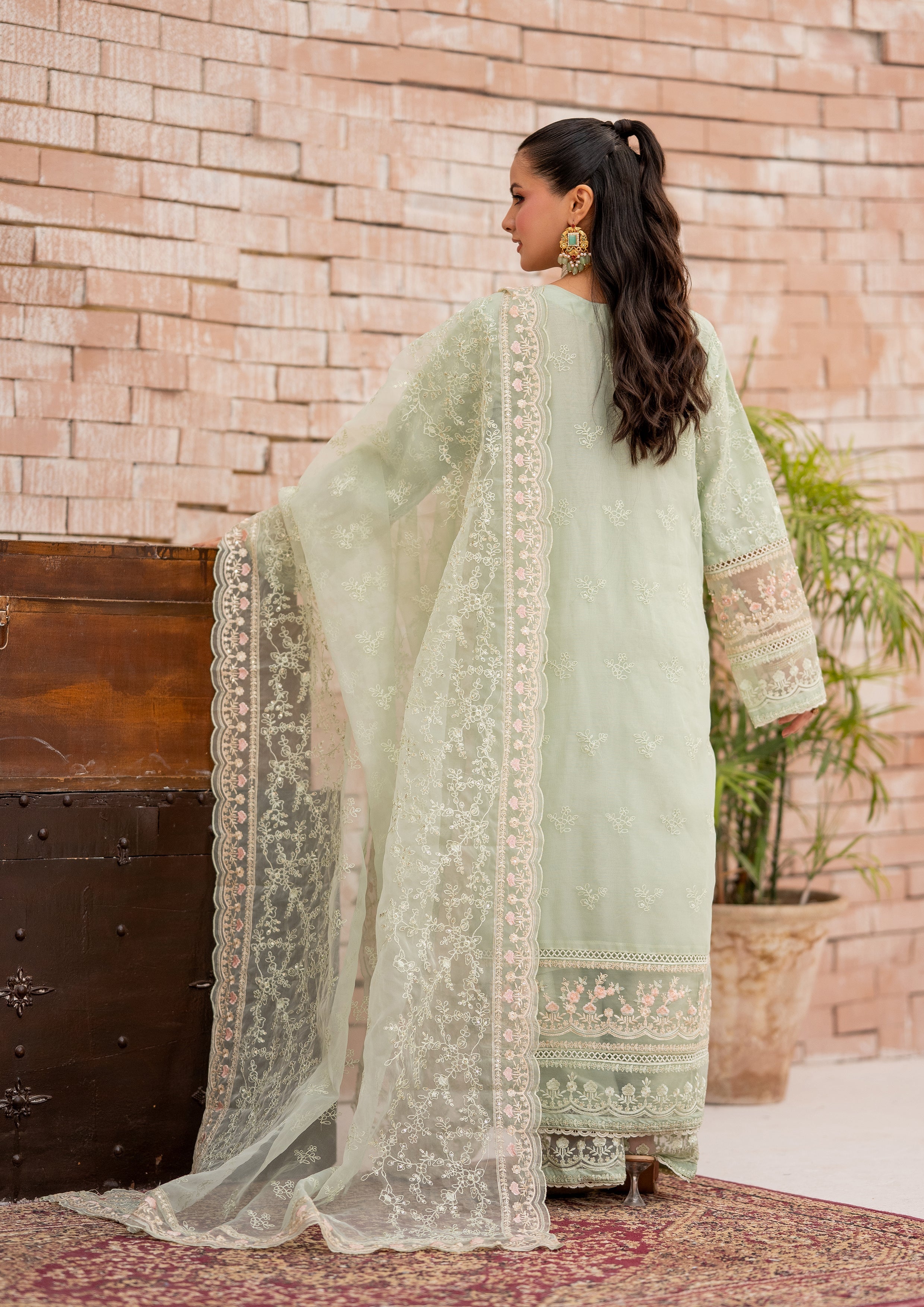 Mayal BN-1111 - 3 Piece Stitched Fancy Heavy Embroidered - Bint-e-Noor