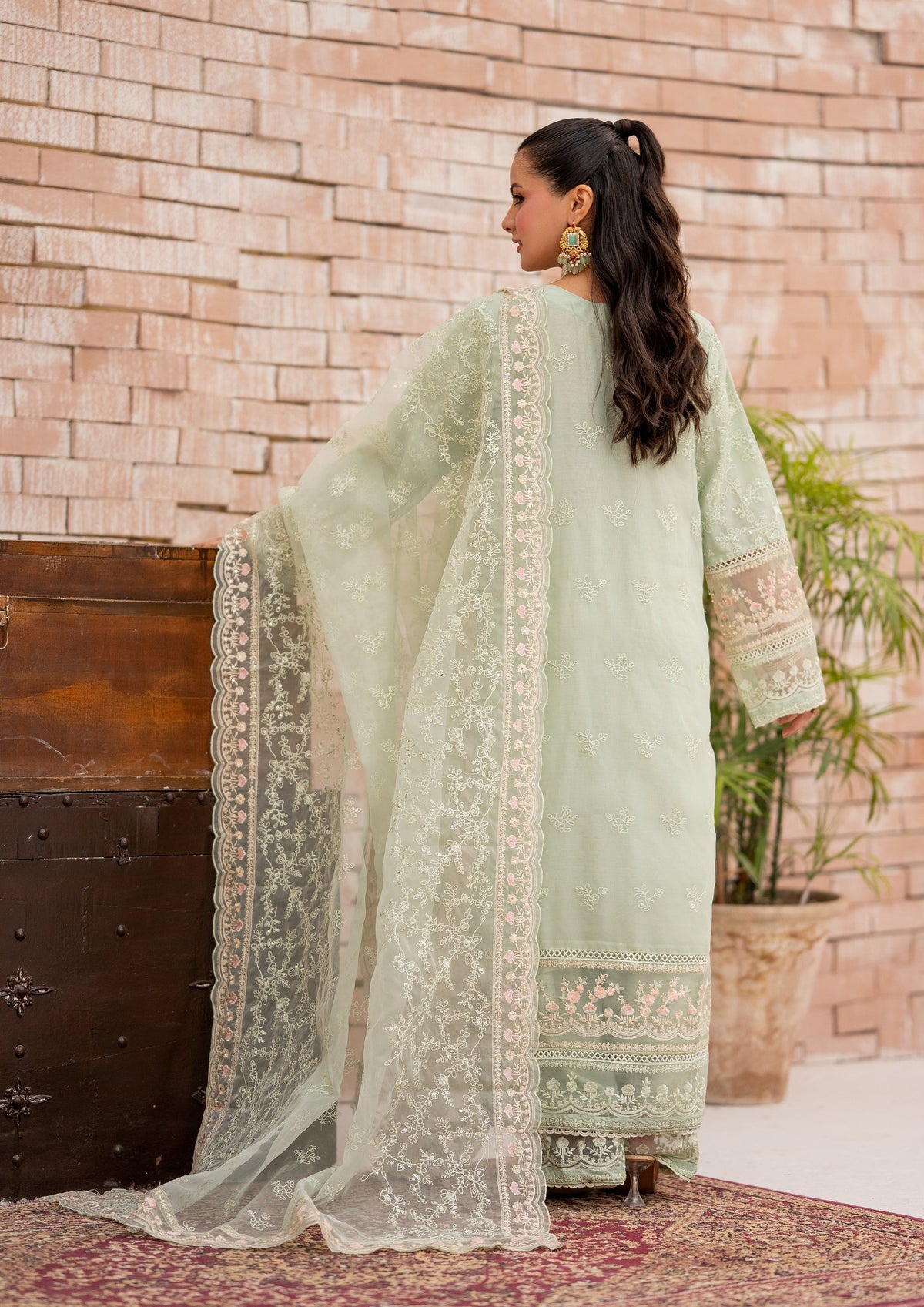 Mayal BN-1111 - 3 Piece Stitched Fancy Heavy Embroidered - Bint-e-Noor