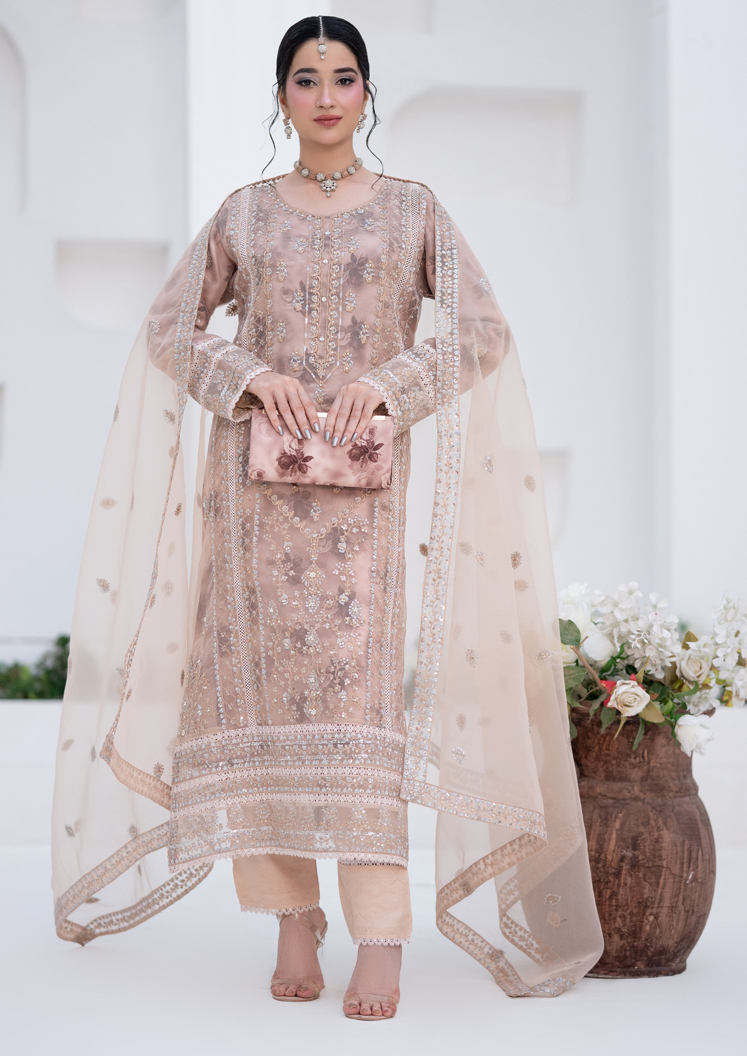 Seraphina BN-1139 - 3 Piece Stitched Fancy Heavy Embroidered - Bint-e-Noor
