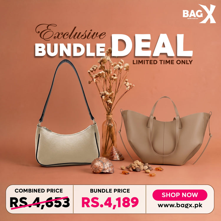 Everyday Nude Pair women's tote bag in nude by Bag X